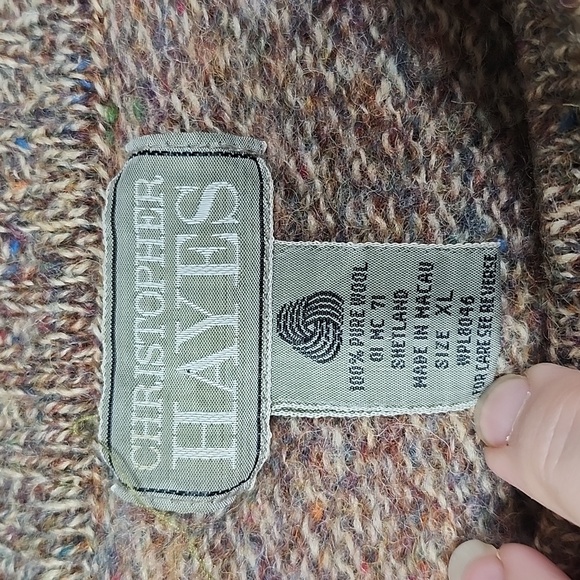 Women's Brown Crew Neck Sweater - Picture 5 of 8